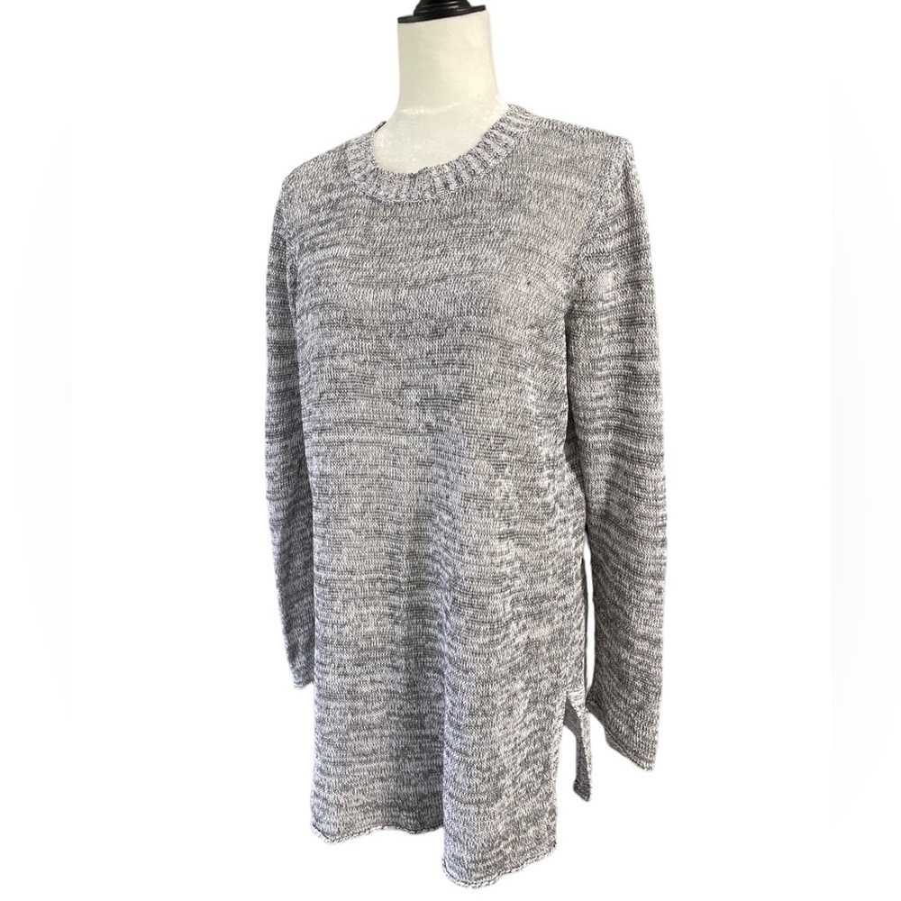 Eileen Fisher Organic Linen Lagenlook Sweater Tunic Length